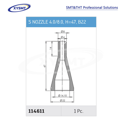114611 S NOZZLE 4,0-8,0 H= 47 B22 for Ersa Soldering machine spare part