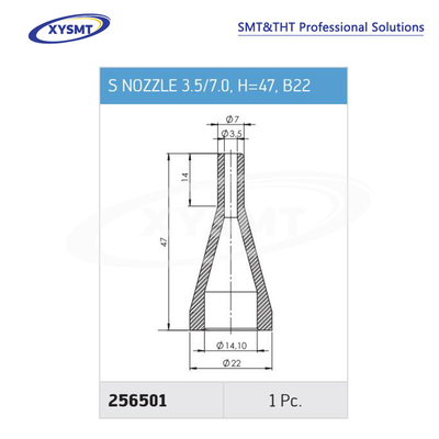 256501 S NOZZLE 3.5-7.0  H=47 B22 for Ersa Soldering machine spare part