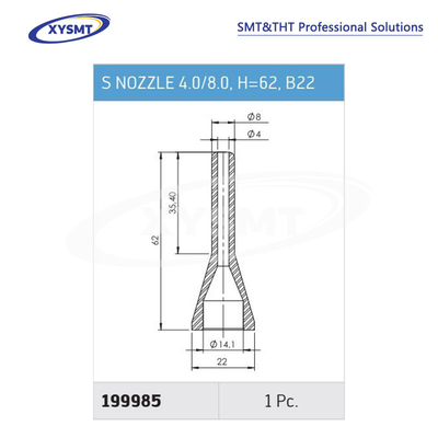 199985 S NOZZLE 4.0-8.0 H=62 B22 for Ersa Soldering machine spare part