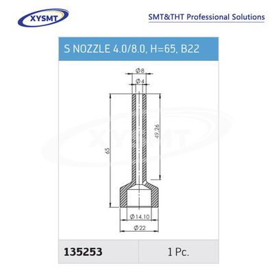 135253 S NOZZLE 4.0-8.0 H=65 B22 for Ersa Soldering machine spare part