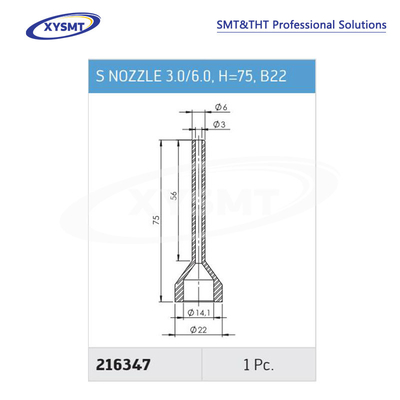 216347 S NOZZLE 3.0-6.0 H=75 B22 for Ersa Soldering machine spare part