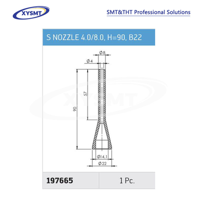 197665 S NOZZLE 4.0-8.0 H=90 B22 for Ersa Soldering machine spare part