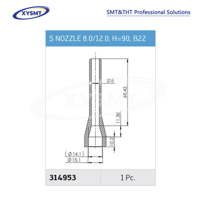 314953 S NOZZLE 8.0-12.0, H=90 B22 for Ersa Soldering machine spare part