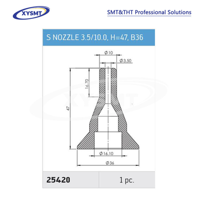 25420 S NOZZLE 3.5-10.0 H=47 B36 for Ersa Soldering machine spare part