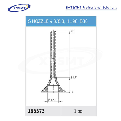 168373 S NOZZLE 4.3-8.0 H=90 B36 for Ersa Soldering machine spare part
