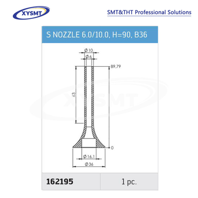 162195 S NOZZLE 6.0-10.0 H=90 B36 for Ersa Soldering machine spare part